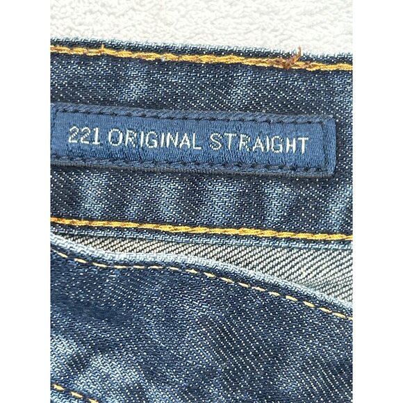 Lucky Brand Jeans Mens 34x32 Blue Denim 221 Original Straight Fit - Picture 5 of 9